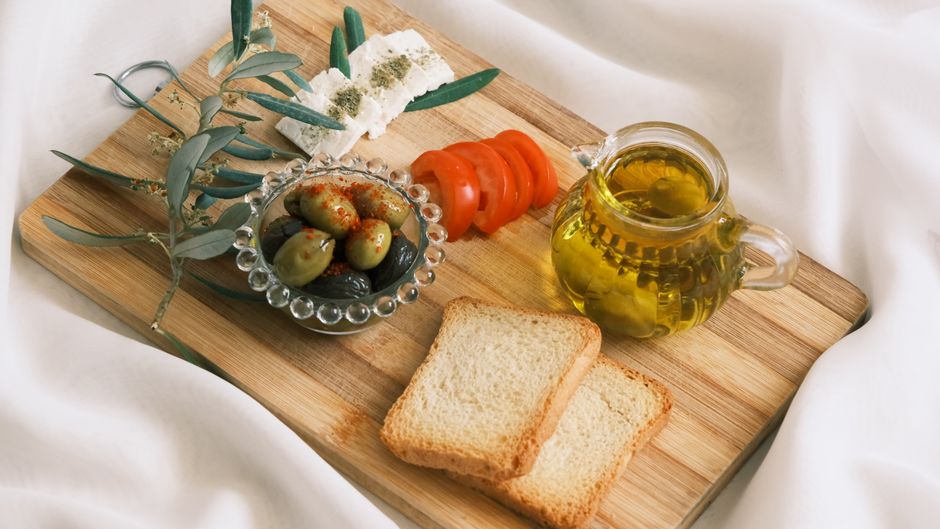 Mediterranean Snack Board for guests different tastes — food · Food & Hosting