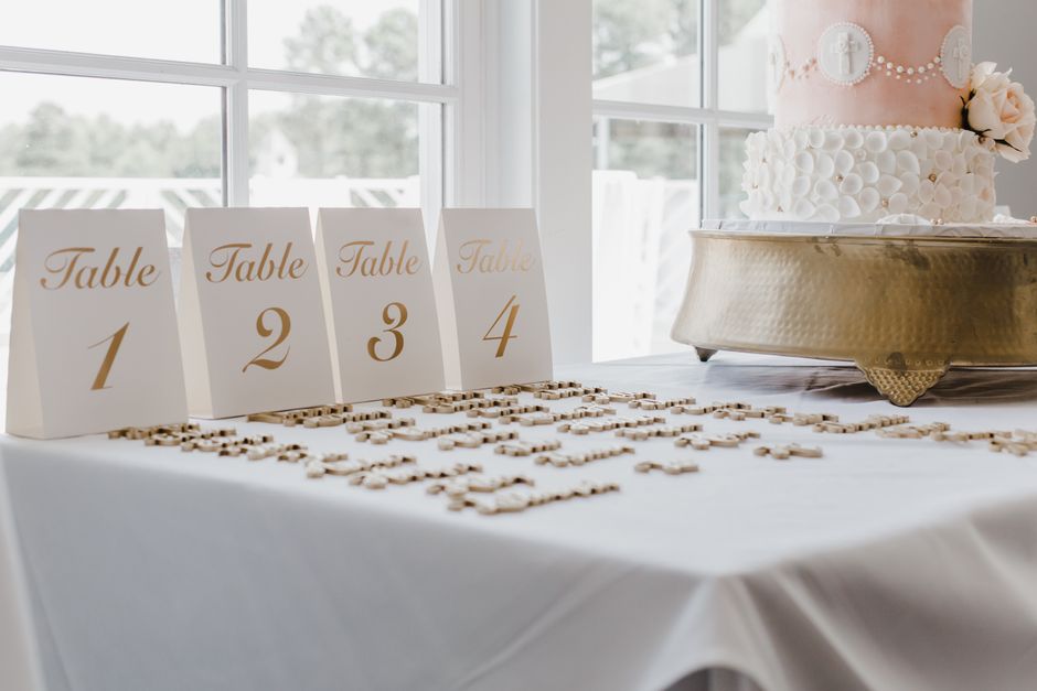 Table-Number Design for a mixed-age crowd — celebrations · Weddings