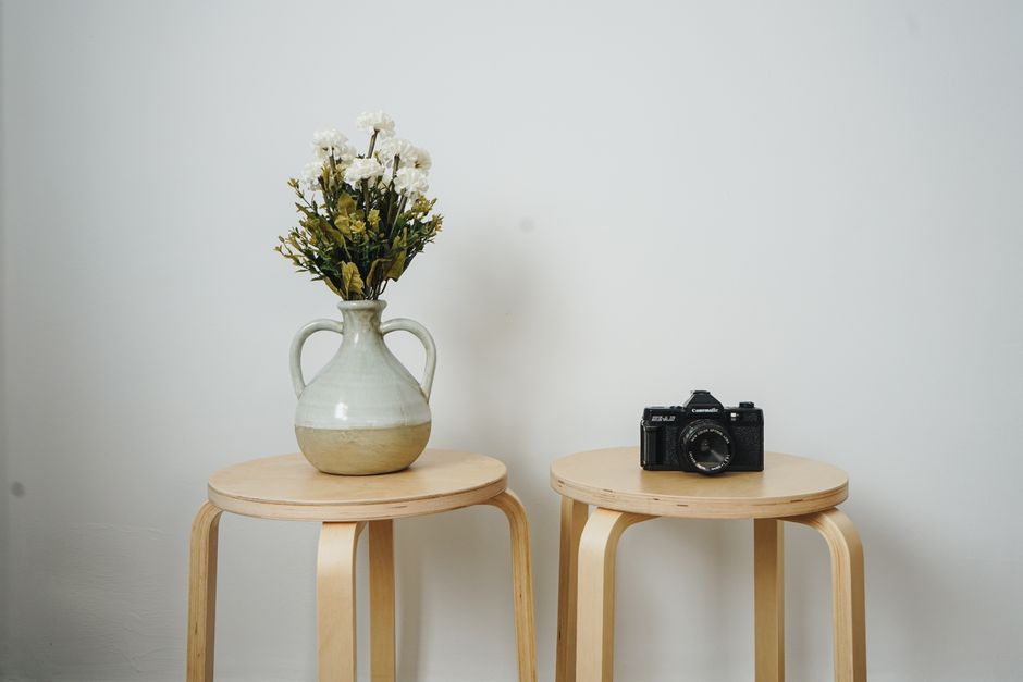 Small Stool with coordinated hardware — home · Bathrooms