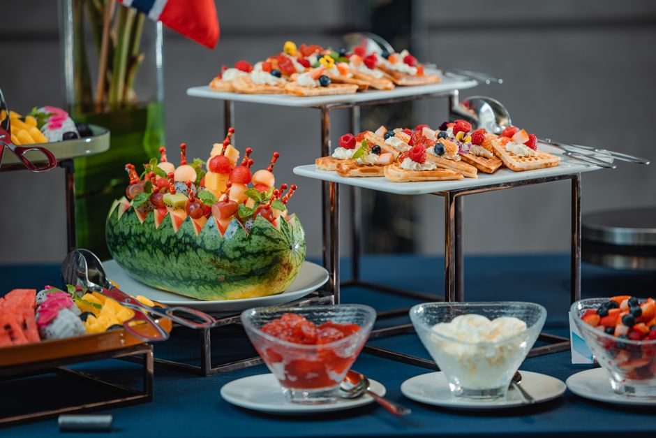 Brunch Buffet with a guest-participation moment — celebrations · Baby Showers