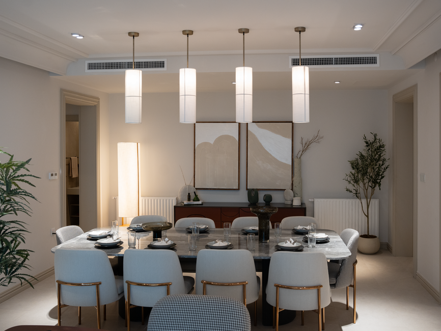 Layered Lighting Plan with a clever vertical solution — home · Interior Design