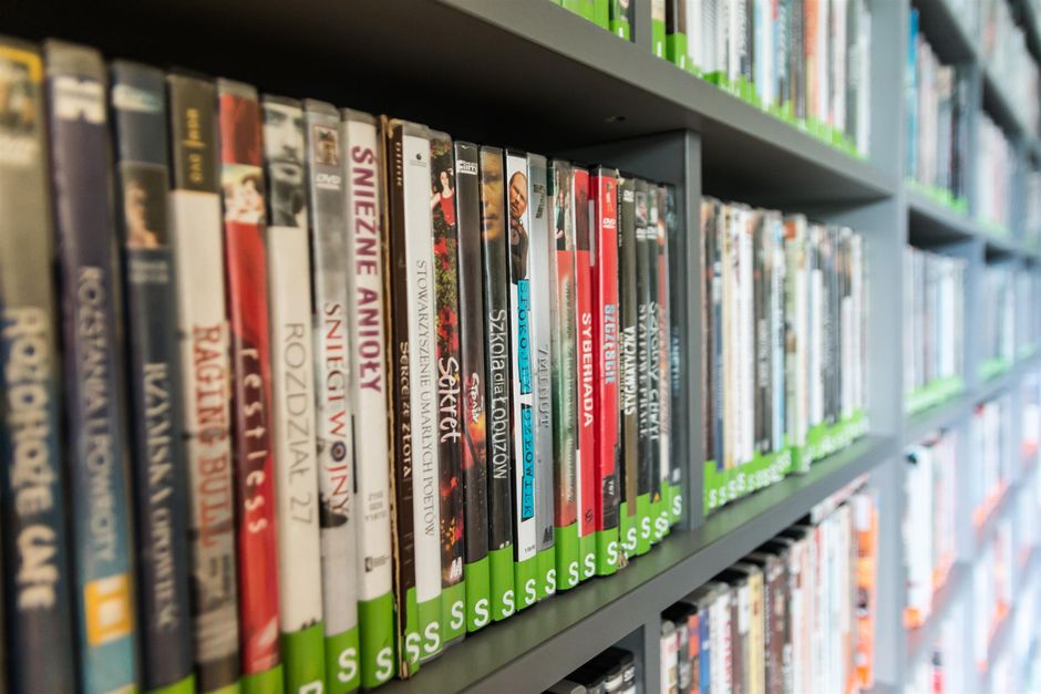 Rainy-Night Movie Stack with a throwback theme — entertainment · Movie Nights