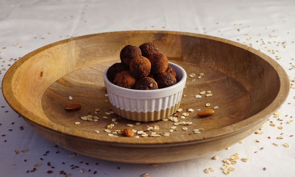 Banana Oat Bites for a party grazing tray — food · Snacks