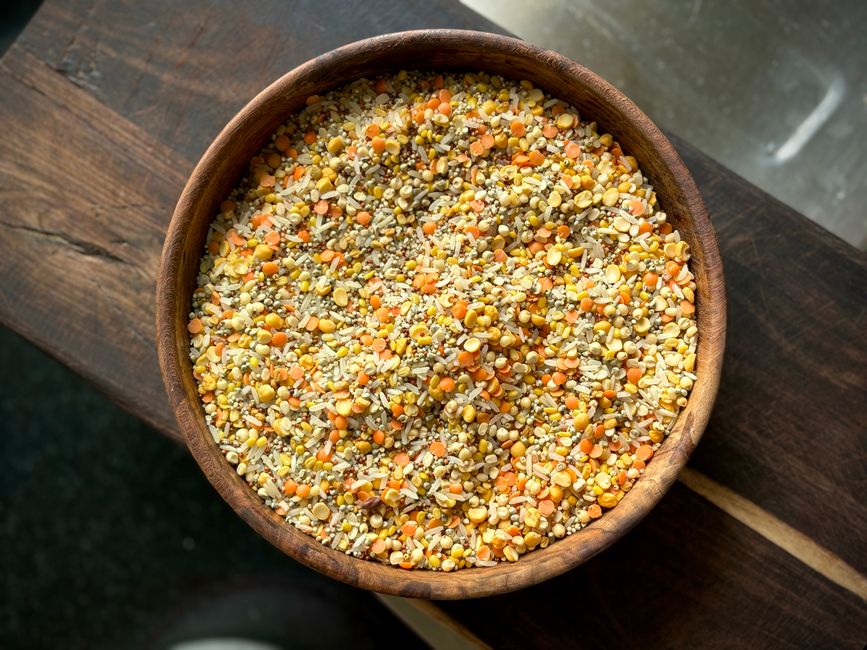 Falafel Grain Bowl with roasted nuts — food · Lunch Ideas