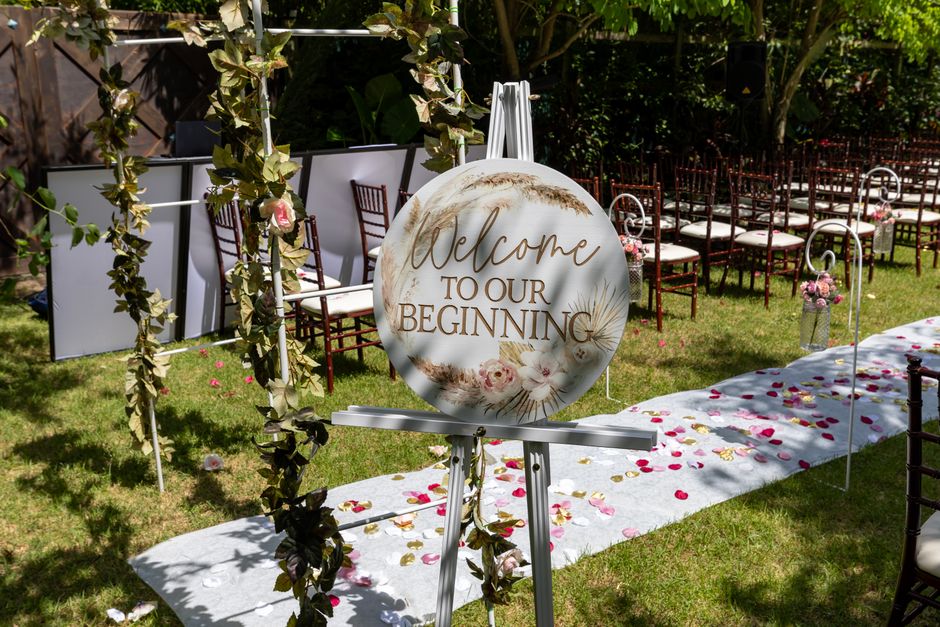 Ceremony Aisle Details for a photo-friendly table — celebrations · Weddings