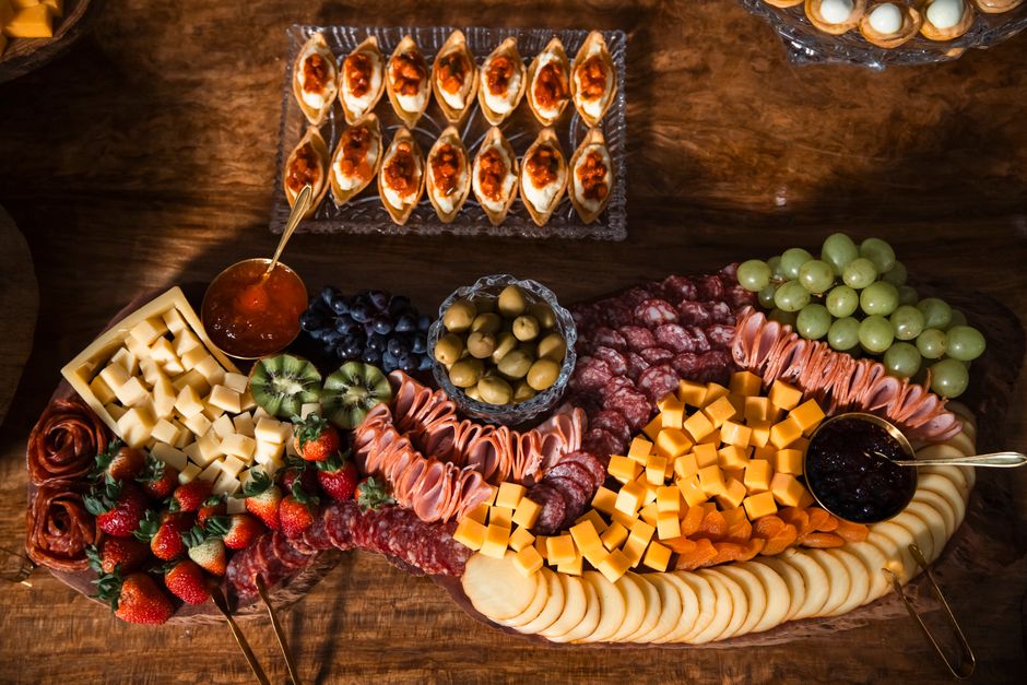 Mediterranean Snack Board — brunch buffet build for a game night — food · Food & Hosting