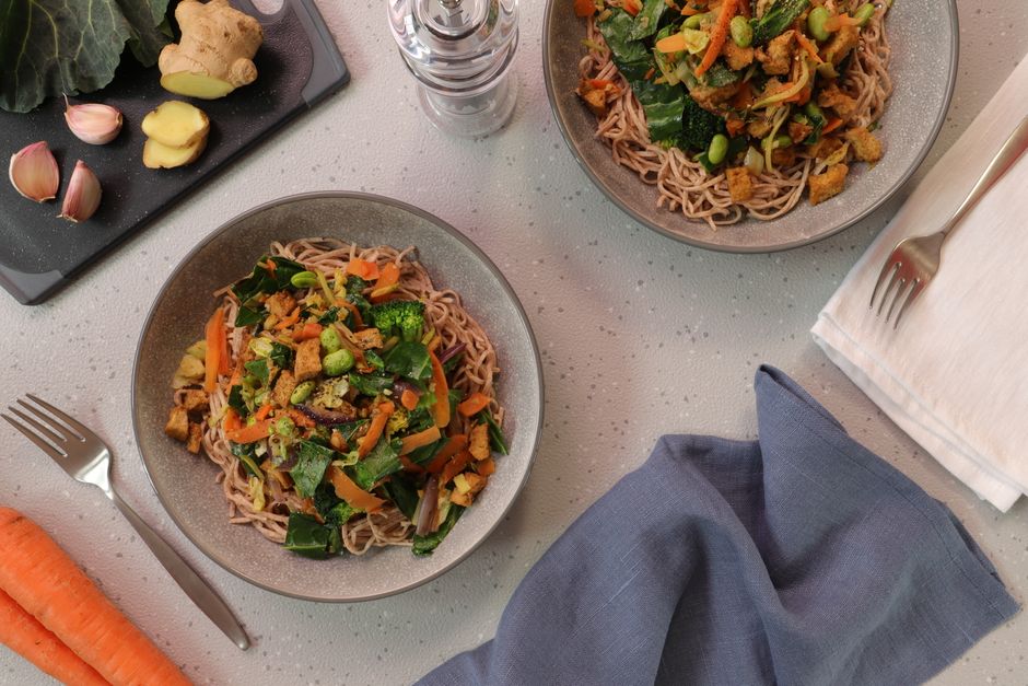 Sesame Soba Salad for pack neatly work — food · Lunch Ideas
