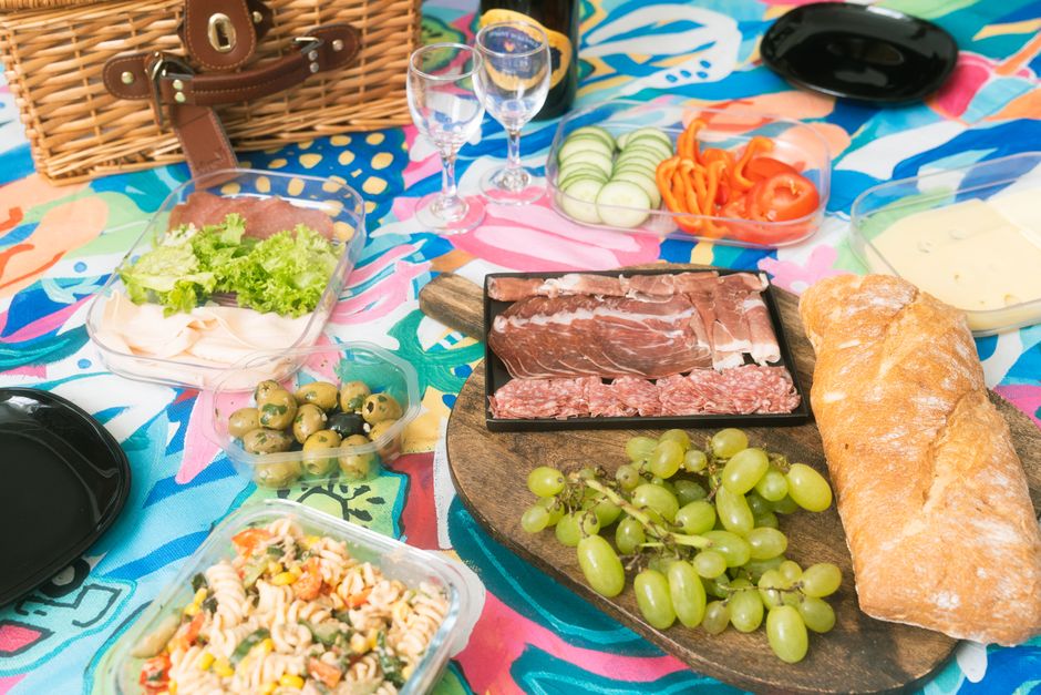 Pasta Night Spread for a casual potluck — food · Food & Hosting