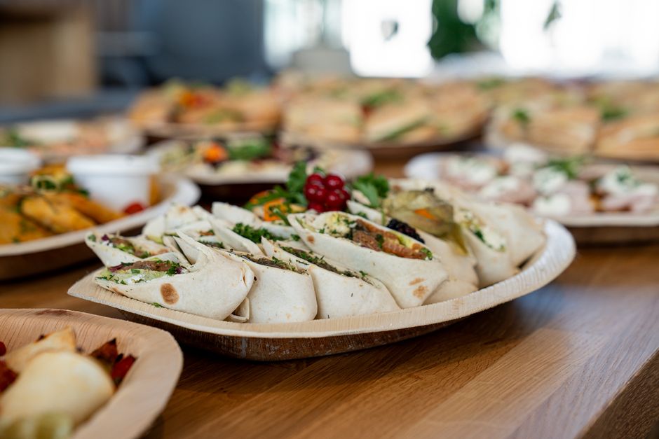 Mediterranean Wrap for a meal-prep container — food · Lunch Ideas