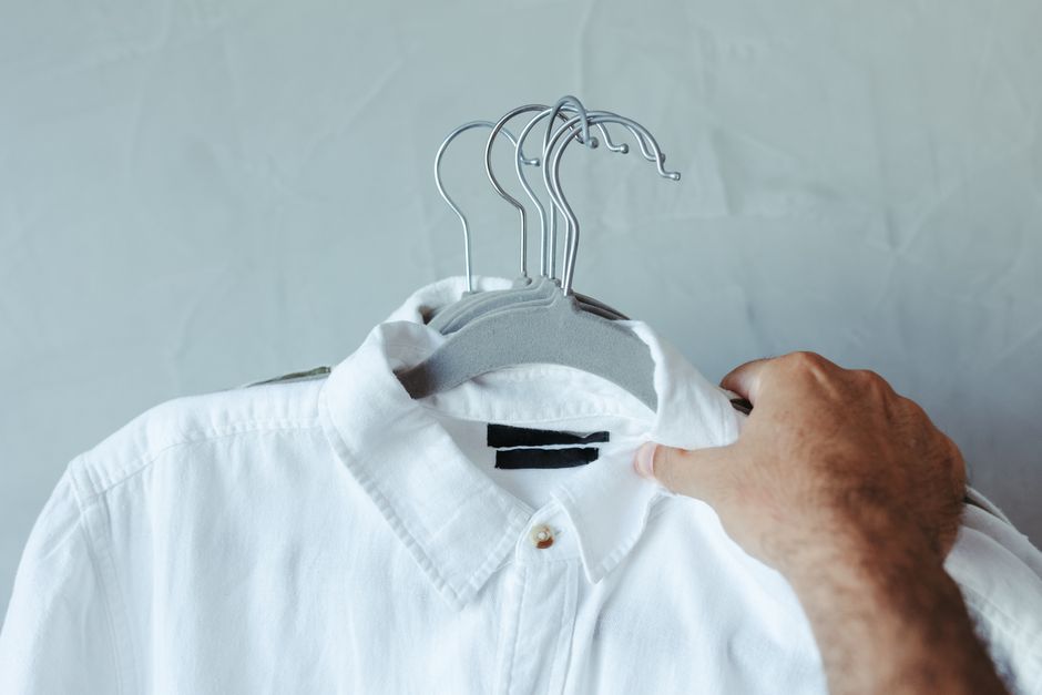 Closet Dividers around a statement mirror — home · Organization