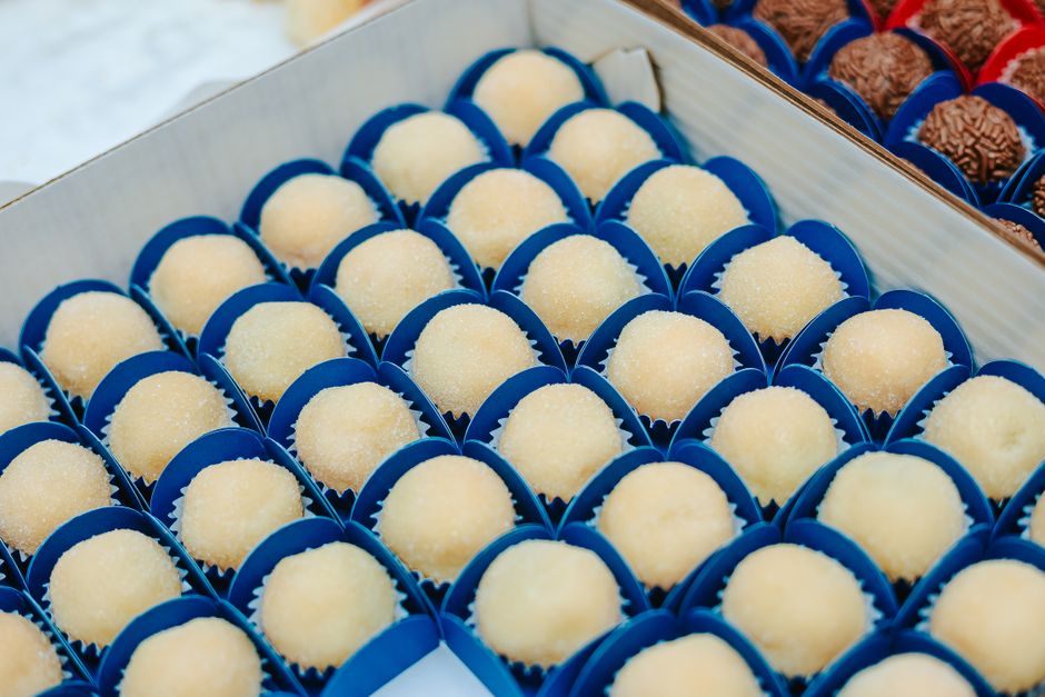 Date Coconut Bites with tahini drizzle — food · Snacks