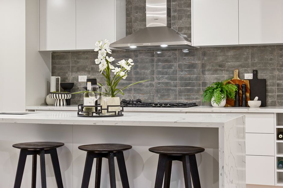 Island Styling using warm neutral tones — home · Kitchens