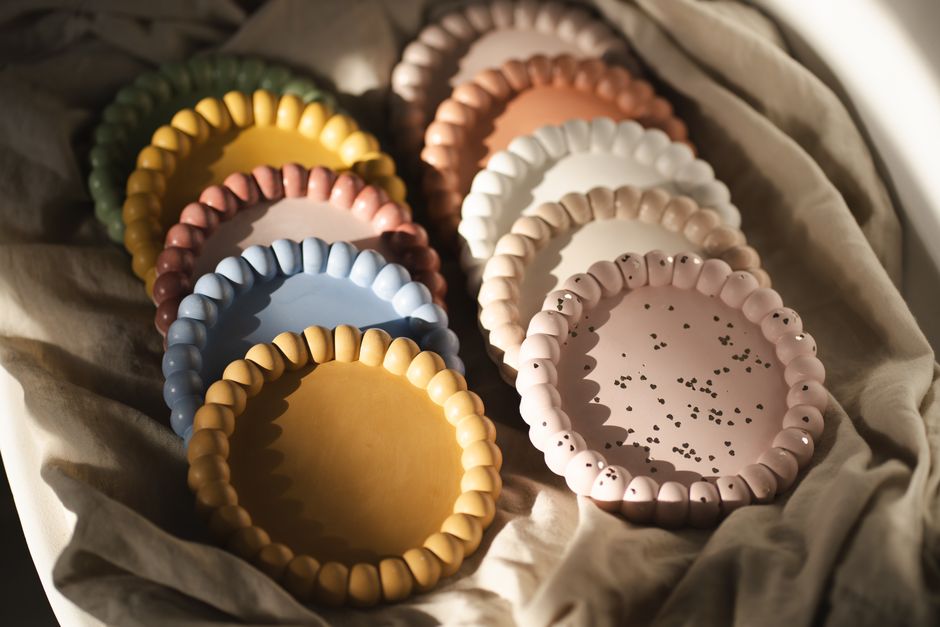 Clay Candle Dish using leftover materials — diy-creativity · Handmade Decor