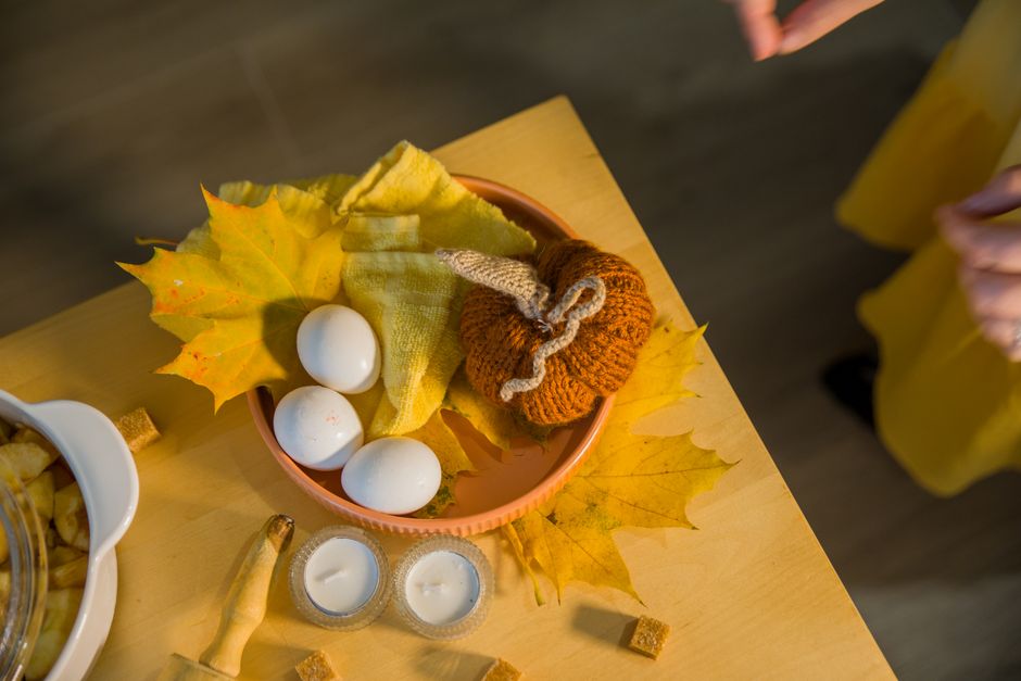 Place-Card Pumpkins with a surprise reveal — celebrations · Thanksgiving