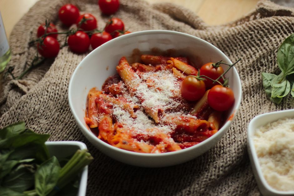 Roasted Tomato Pasta for a packed lunch — food · Recipes