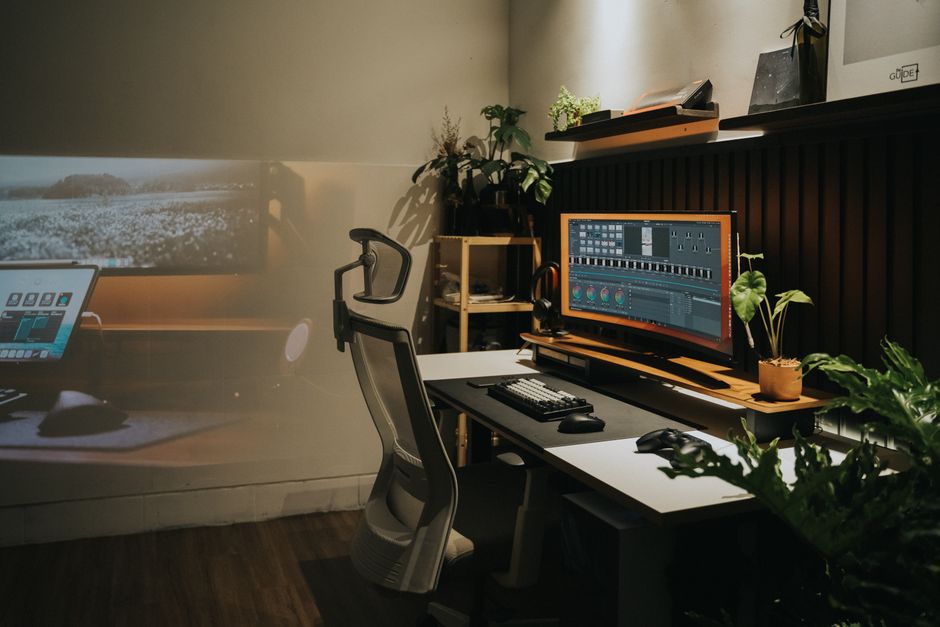 Water-And-Fruit Setup during a screen break — wellness · Morning Routines