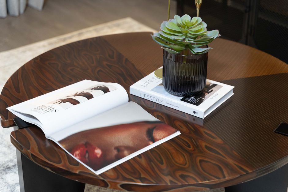 Coffee Table using warm neutral tones — home · Living Rooms