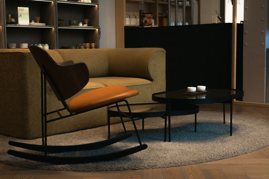 Boucle Chair with a gallery-wall moment — home · Home Decor