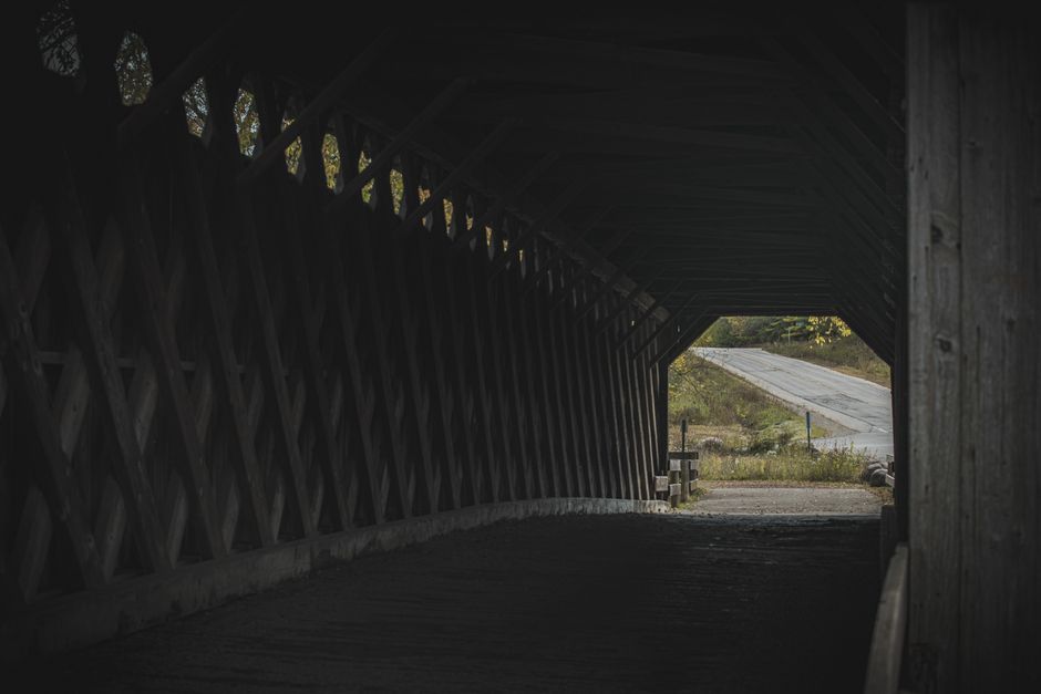 Covered Bridge around a bookstore visit — travel · Road Trips
