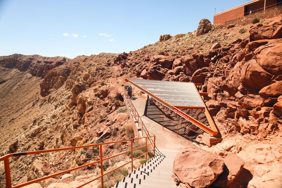 Desert Viewpoint around a waterfront walk — travel · Road Trips