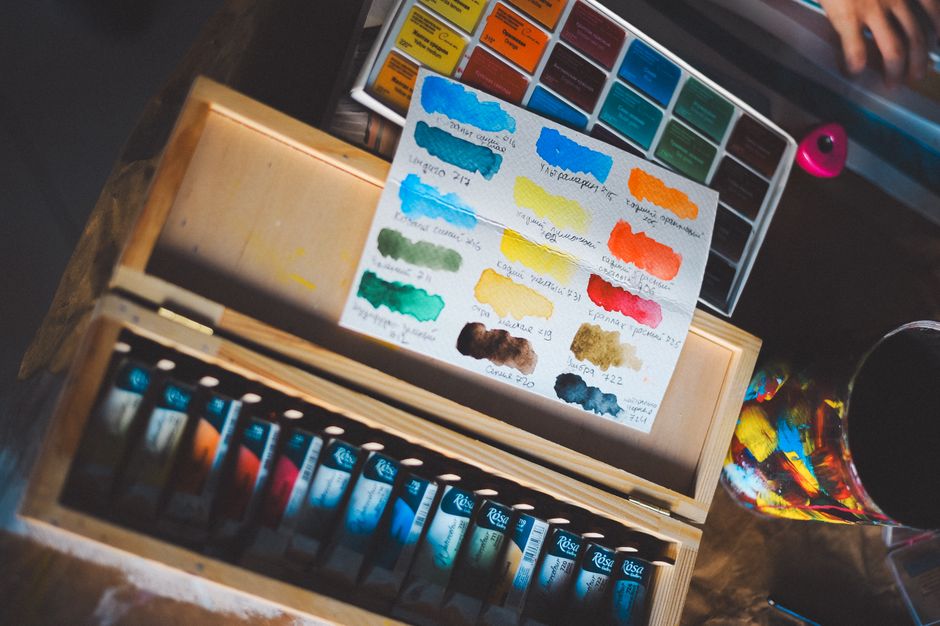 Watercolor Sampler for a low-energy day — lifestyle · Hobbies