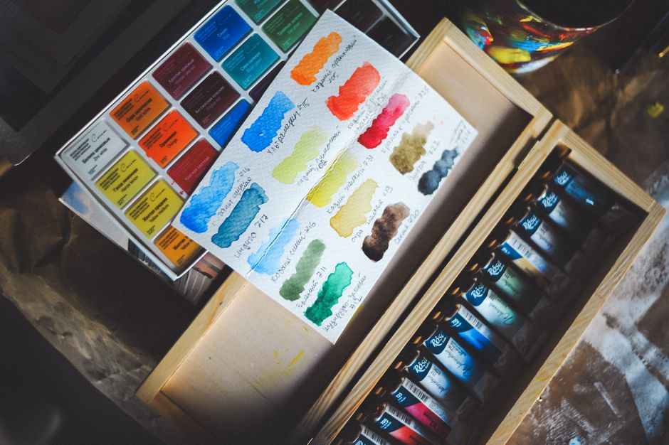 Watercolor Sampler for a screen-light evening — lifestyle · Hobbies