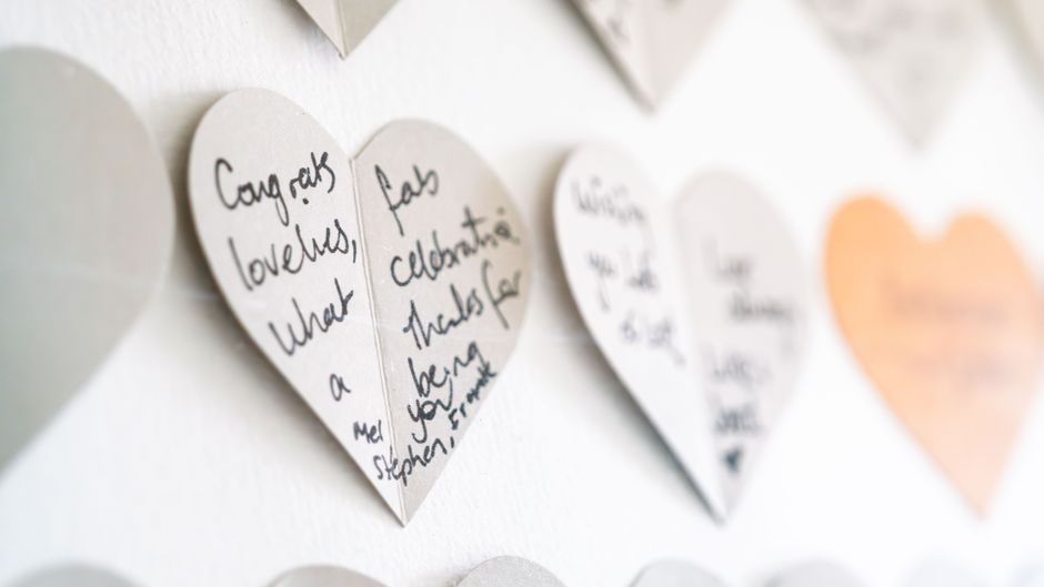 Guestbook Alternative around a seasonal color palette — celebrations · Weddings