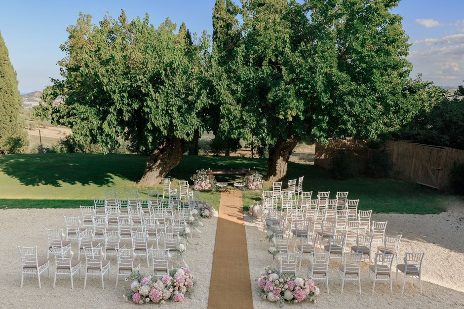 Ceremony Aisle Details for an outdoor celebration — celebrations · Weddings