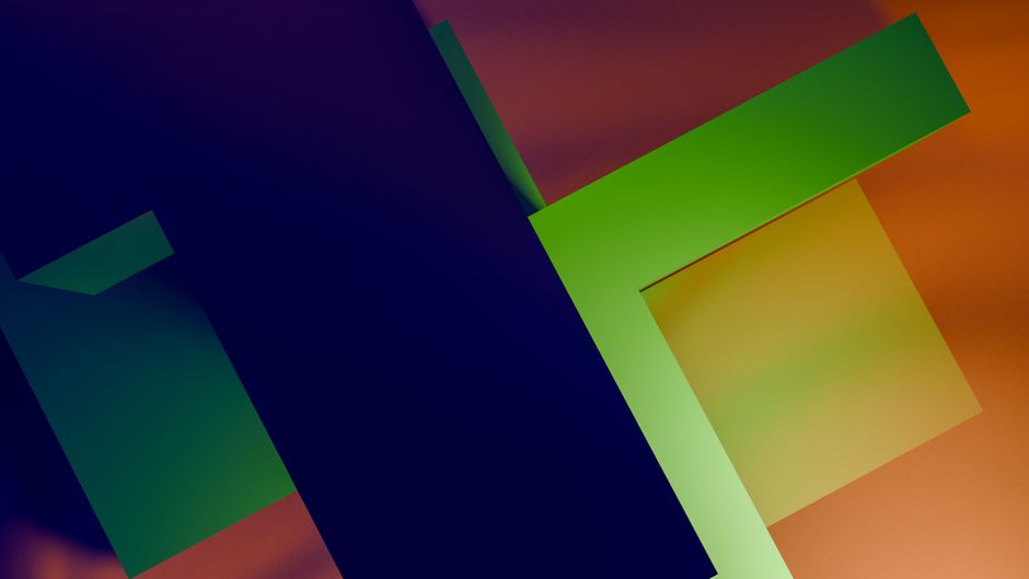Geometric Color Field for experiments invite play — diy-creativity · Art & Painting