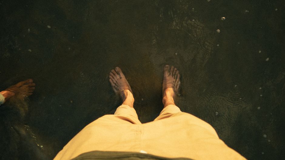 Warm Foot Soak with a screen-free ritual — wellness · Relaxation