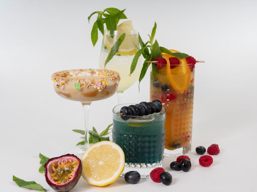 Blueberry Basil Spritz for a make-ahead pitcher — food · Drinks