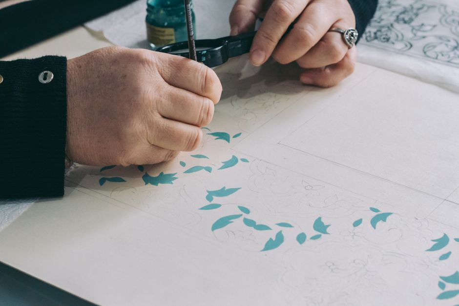 Ink Botanical Sketch using pressed botanicals — diy-creativity · Art & Painting