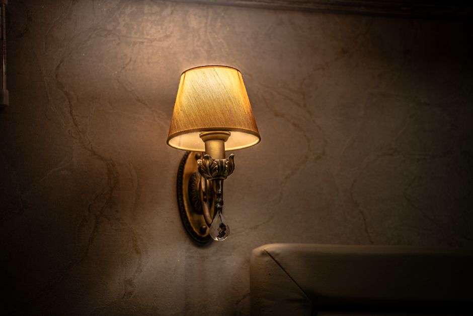 Wall Sconce with a space-saving arrangement — home · Bathrooms