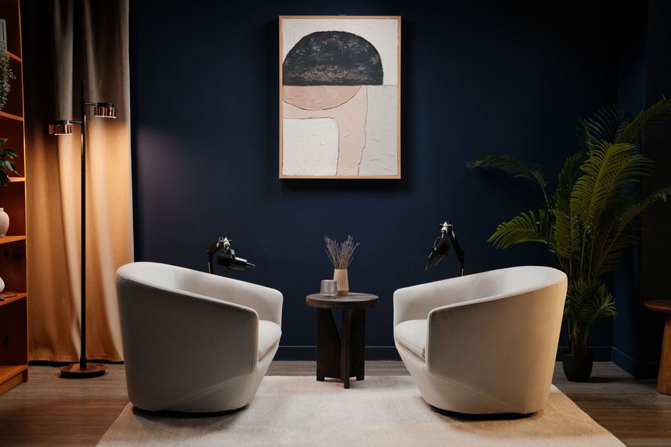Boucle Chair for a narrow wall — home · Home Decor