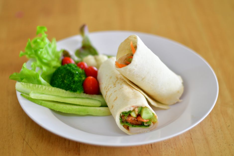 Roasted Veggie Sandwich with lemon-herb dressing — food · Lunch Ideas