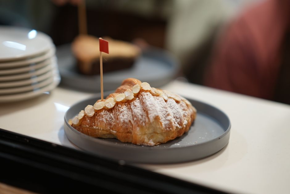 Almond Croissants for loaf beginner bakers — food · Baking
