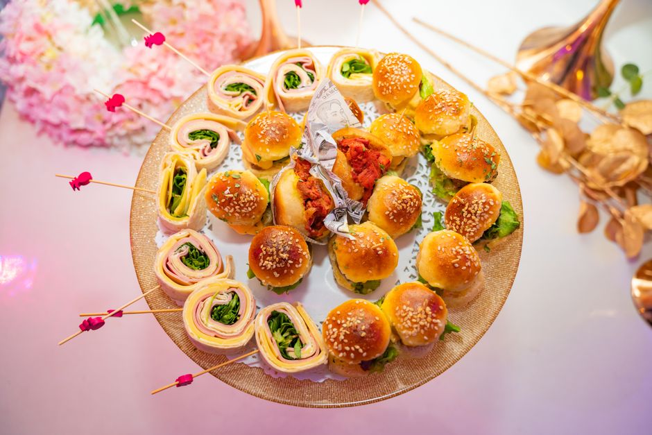 Mini Sandwich Platter for a brunch table — food · Food & Hosting