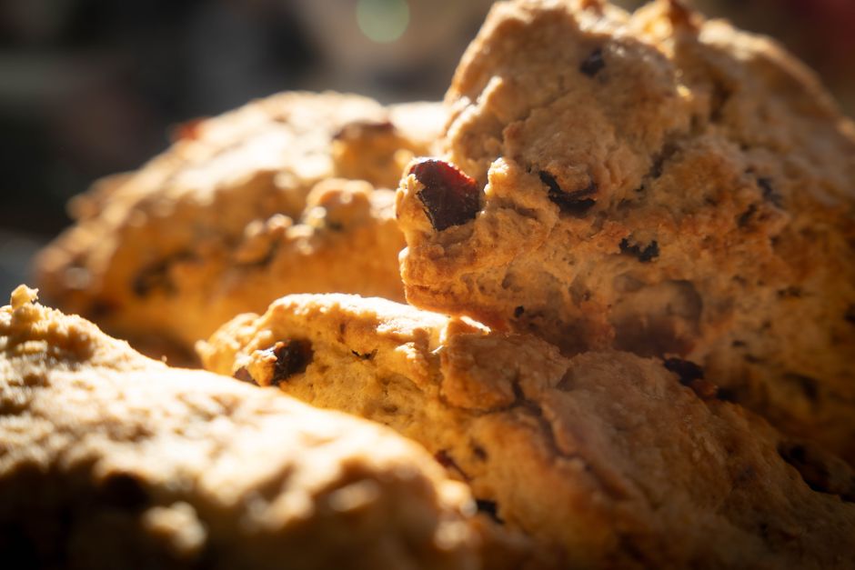 Chocolate Chip Scones for a make-ahead freezer batch — food · Baking