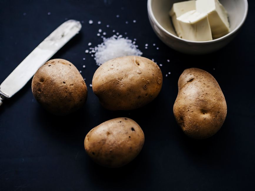 Baked Potato Bar for especially memorable table — food · Food & Hosting