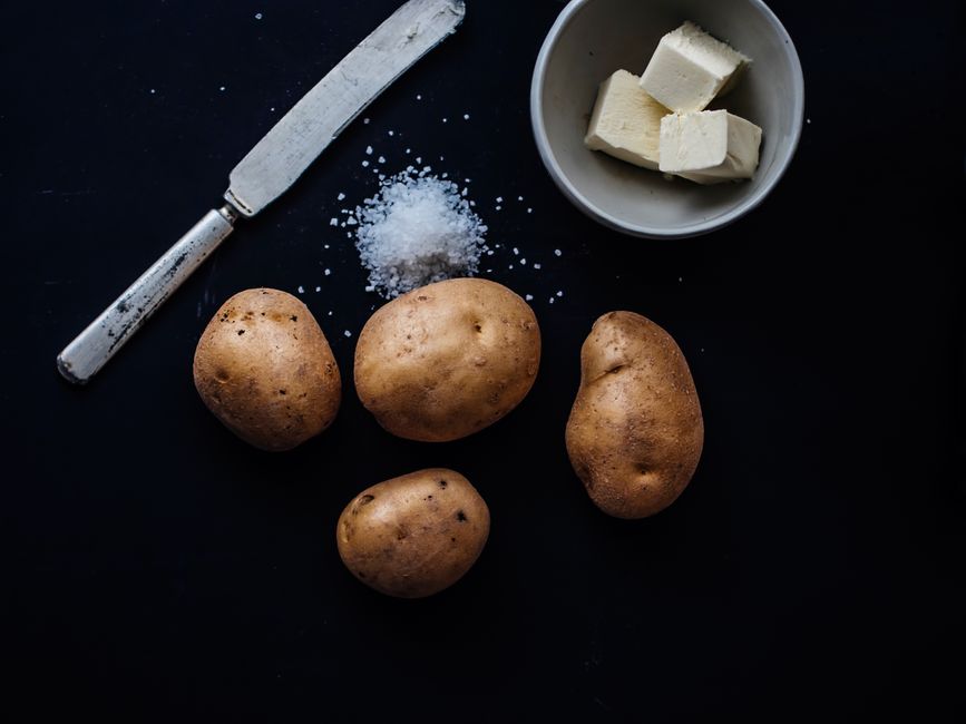 Baked Potato Bar for a casual potluck — food · Food & Hosting