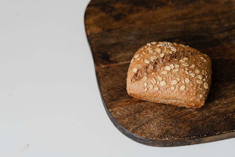 Honey Oat Bread with lemon zest — food · Baking