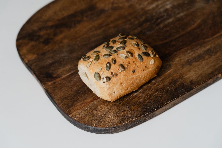 Pumpkin Bread with flaky sea salt — food · Baking