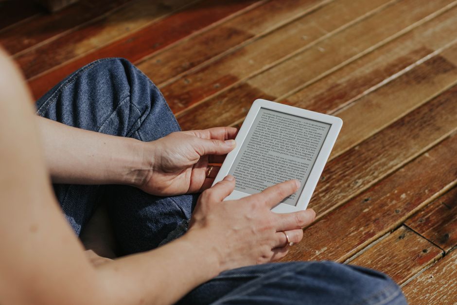 Reading Block during a screen break — wellness · Evening Routines