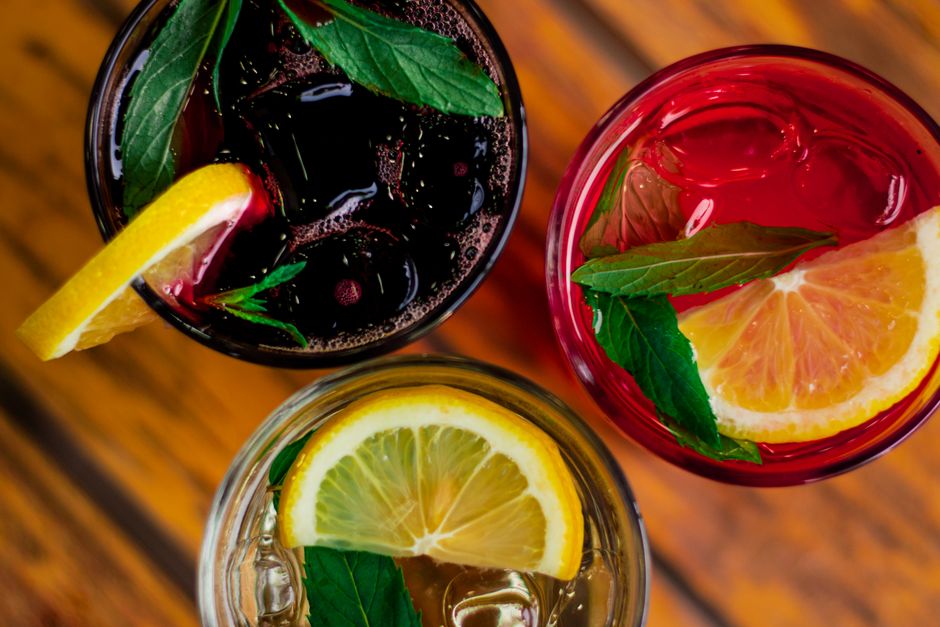 Signature Mocktail Station around a seasonal color palette — celebrations · Parties