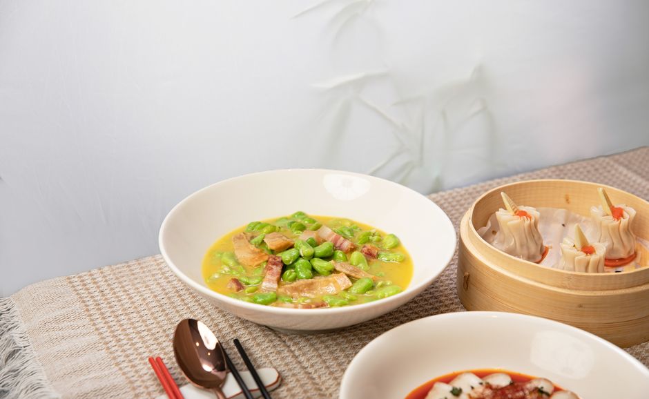 Crunchy Edamame Bowl for microwave at noon — food · Lunch Ideas