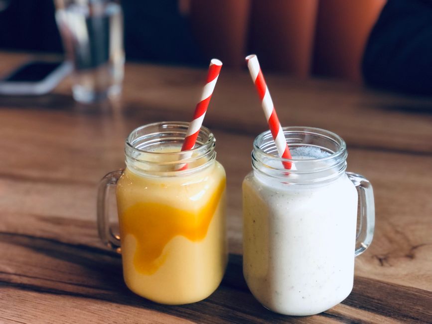 Mango Lassi for a party beverage station — food · Drinks
