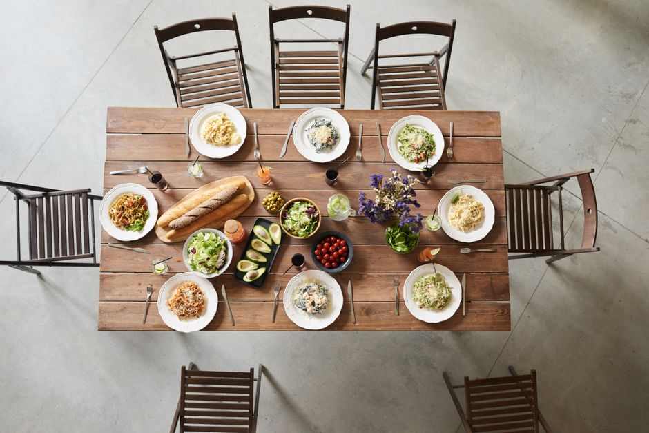 Pasta Night Spread with a make-ahead menu — food · Food & Hosting