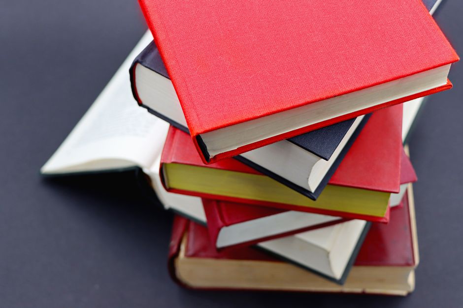 Book Stack with hidden everyday storage — home · Living Rooms