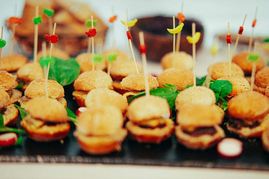 Mini Veggie Sliders for a cocktail-style spread — food · Party Food