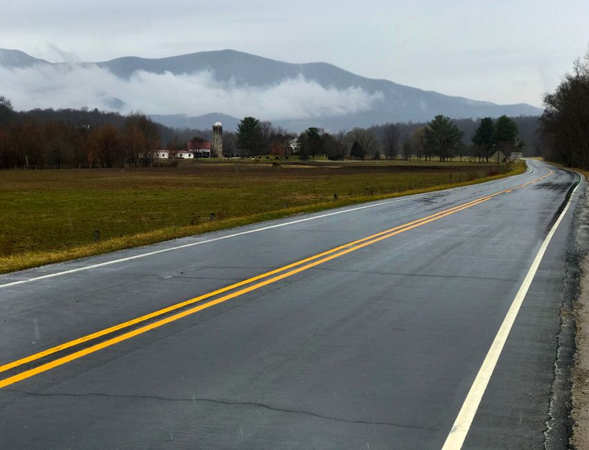 Scenic Byway near a hidden garden — travel · Road Trips